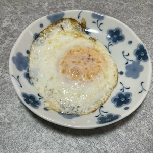 白だしで目玉焼き